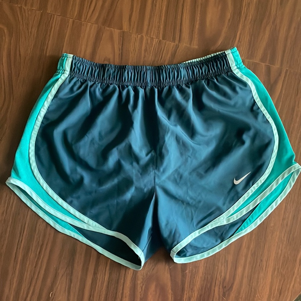 Women’s Medium Nike Dri-Fit Shorts Blue Two Toned